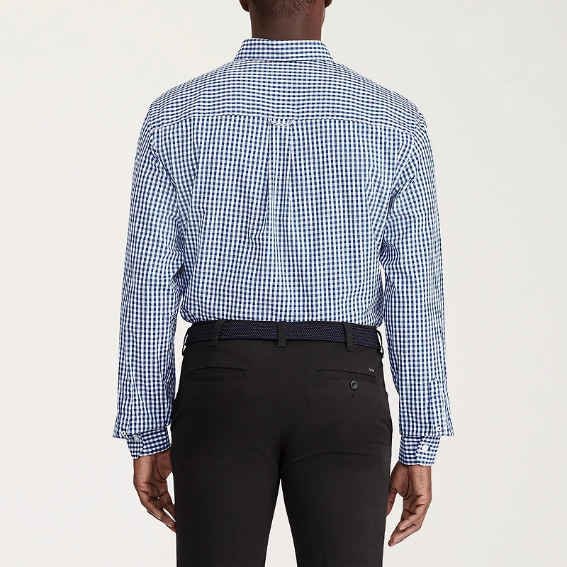 IZOD Performance Comfort Mens Long Sleeve Classic Fit STRETCH FABRIC Wrinkle Free Button-Down Shirt