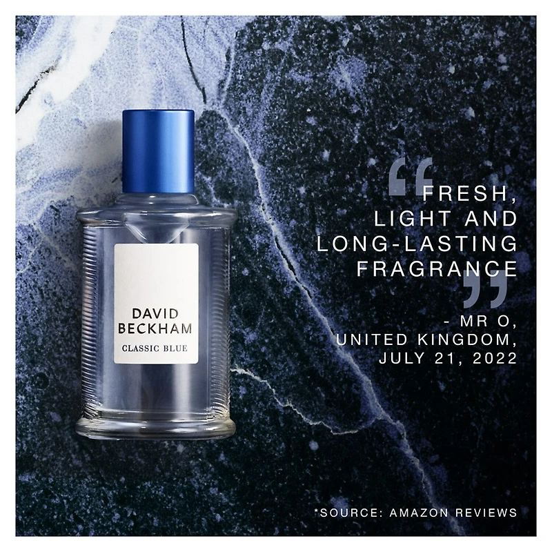 David Beckham Classic Blue Eau De Toilette Cologne