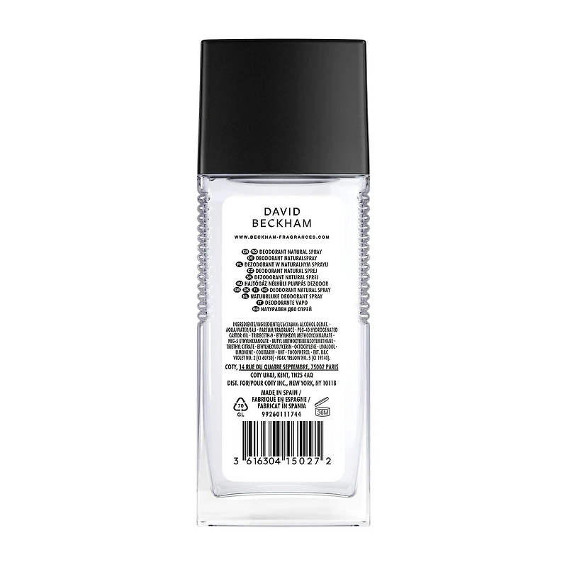 David Beckham Classic Homme Deodorant Spray