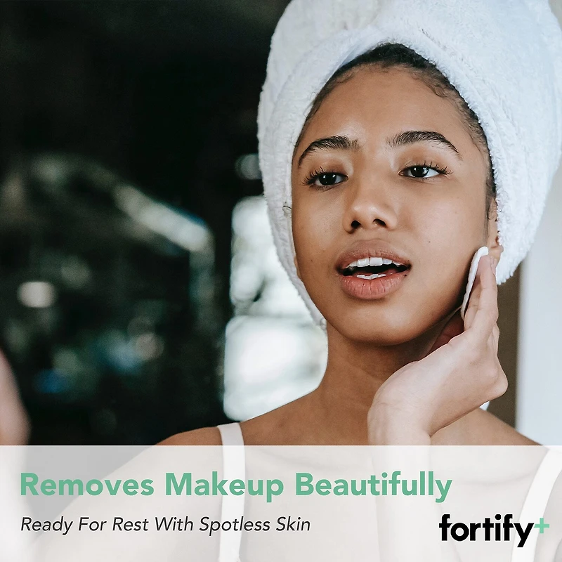 Fortify+ Cleansing + Protecting Facial Wipes