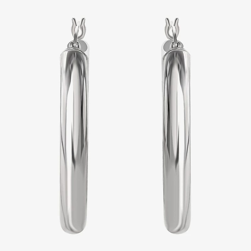 Sterling Silver 44.5mm Hoop Earrings