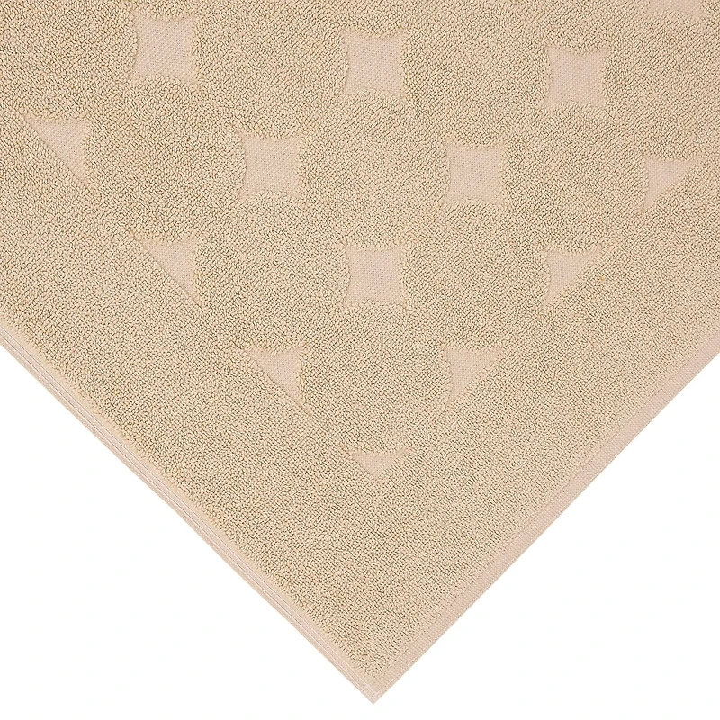 Linum Home Textiles Sinemis Circle Design Quick Dry Bath Rug