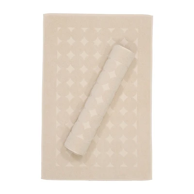 Linum Home Textiles Sinemis Circle Design Quick Dry Bath Rug