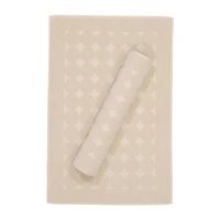Linum Home Textiles Sinemis Circle Design Quick Dry Bath Rug