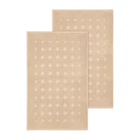 Linum Home Textiles Sinemis Circle Design Quick Dry Bath Rug