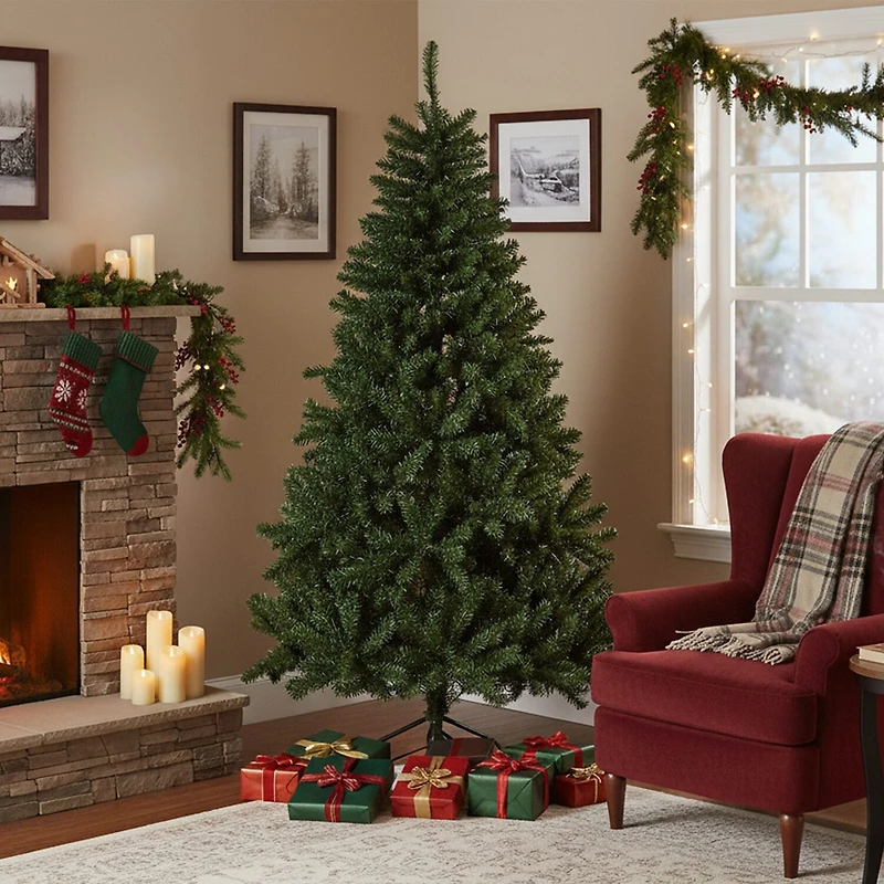 Northlight Full Canadian Pine Unlit 6 Foot Pine Christmas Tree