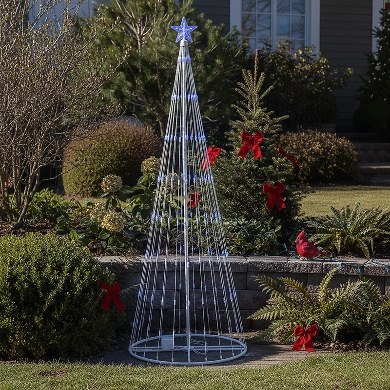 Northlight 12ft Led Show Cone Tree Christmas Yard Art