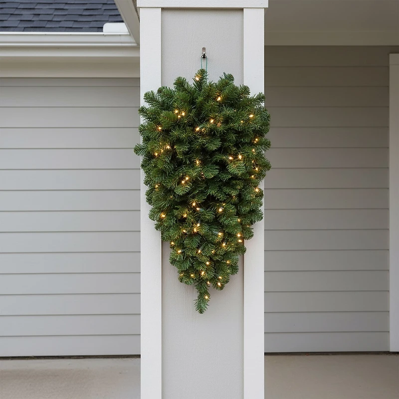 Northlight Pre-Lit Pine  Column Pre-Lit Swag