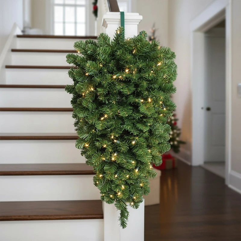 Northlight Pre-Lit Pine  Column Pre-Lit Swag