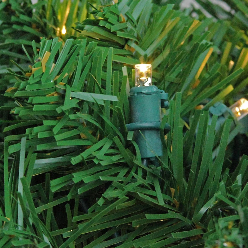 Northlight Pre-Lit Pine  Column Pre-Lit Swag