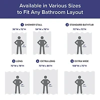 Madison Park Ariana Ombre Waffle Shower Curtain