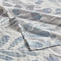 Madison Park Kairi Printed Seersucker Shower Curtain