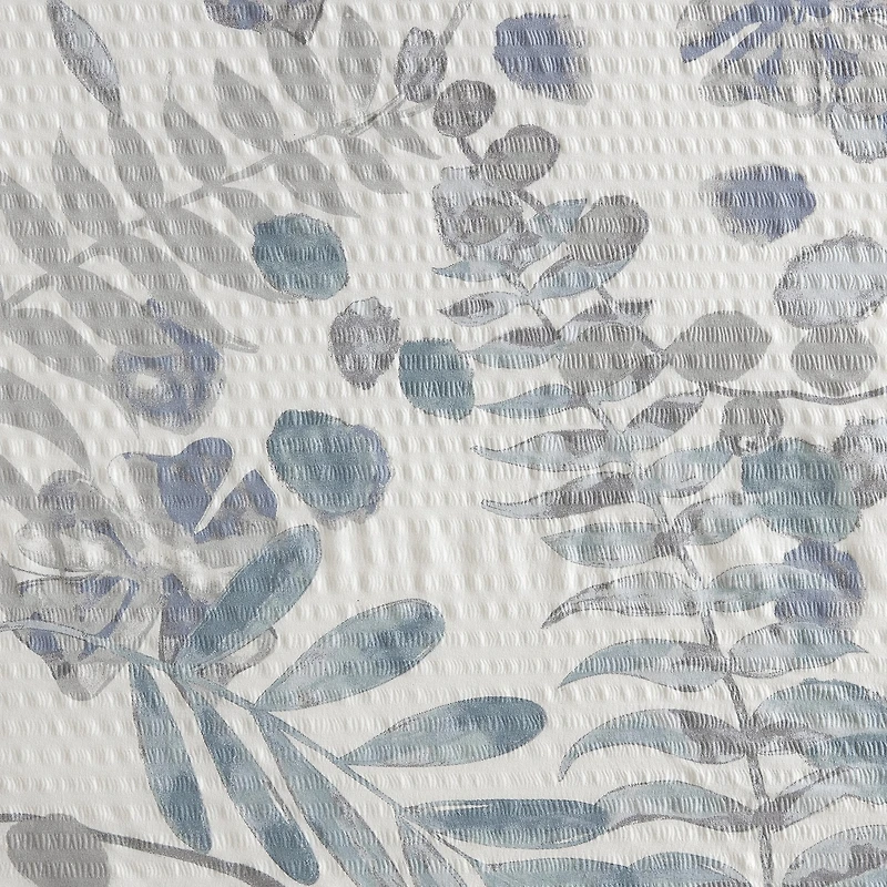 Madison Park Kairi Printed Seersucker Shower Curtain
