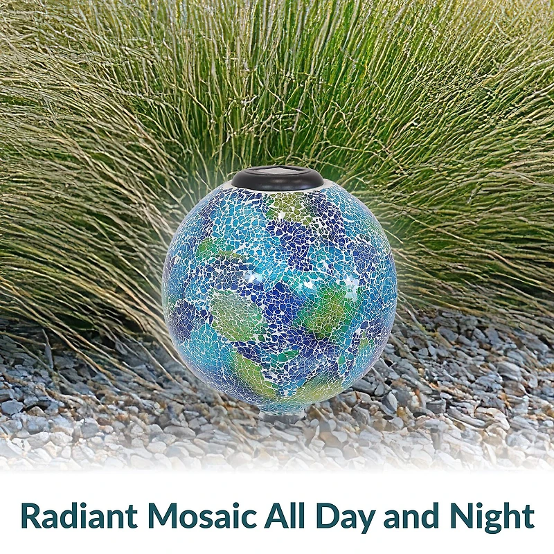 Net Health Shops Crackled Glass Gazing Ball