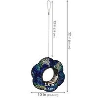 Net Health Shops Indigo Flower Fly-Through Bird Feeder