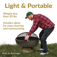 Sunnydaze Collection Portable Weather Resistant Fire Pit