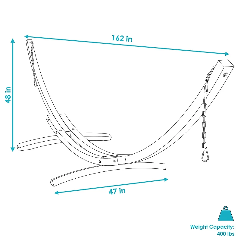 Sunnydaze Patio Collection Hammock Stand