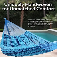 Sunnydaze® Handwoven Thick-Cord Mayan Hammock