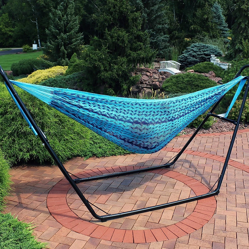 Sunnydaze® Handwoven Thick-Cord Mayan Hammock