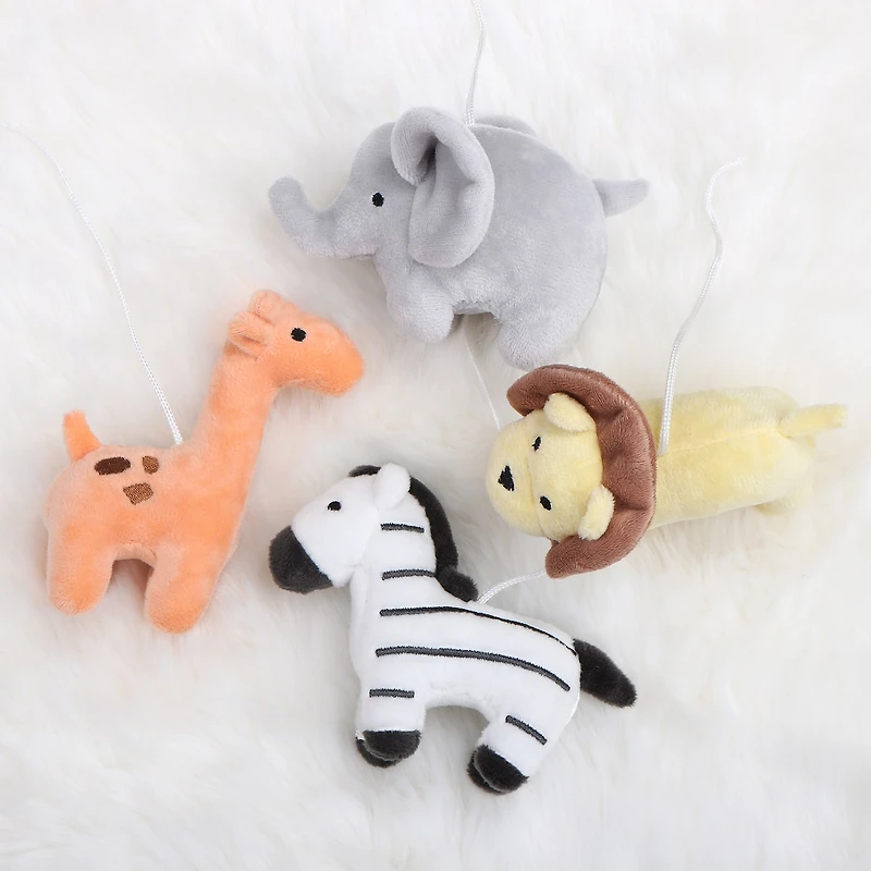 The Peanutshell Safari Animals Baby Mobile