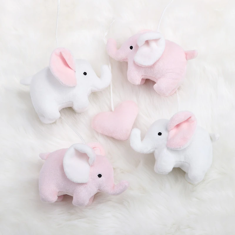 The Peanutshell Elephant Baby Mobile