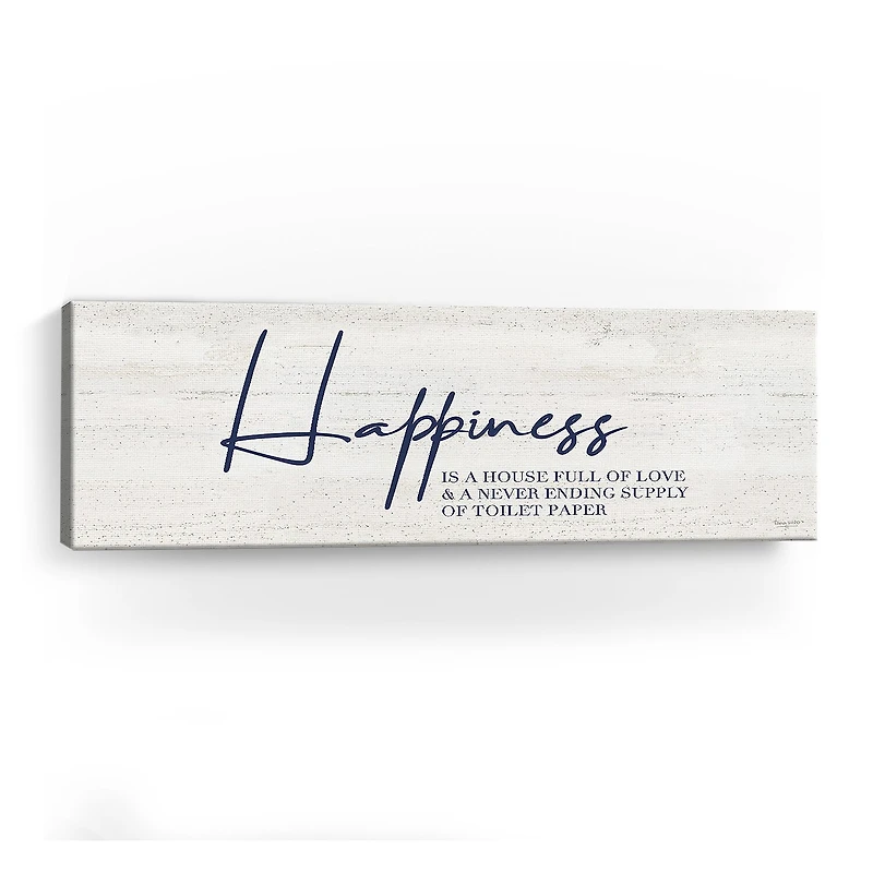 Lumaprints Bathroom Humor Panel Ii-Happiness Giclee Canvas Art