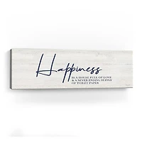 Lumaprints Bathroom Humor Panel Ii-Happiness Giclee Canvas Art