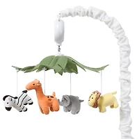 The Peanutshell Safari Animals Baby Mobile