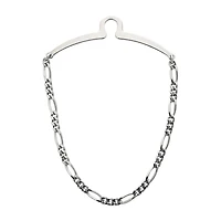 Rhodium-Plated Tie Chain