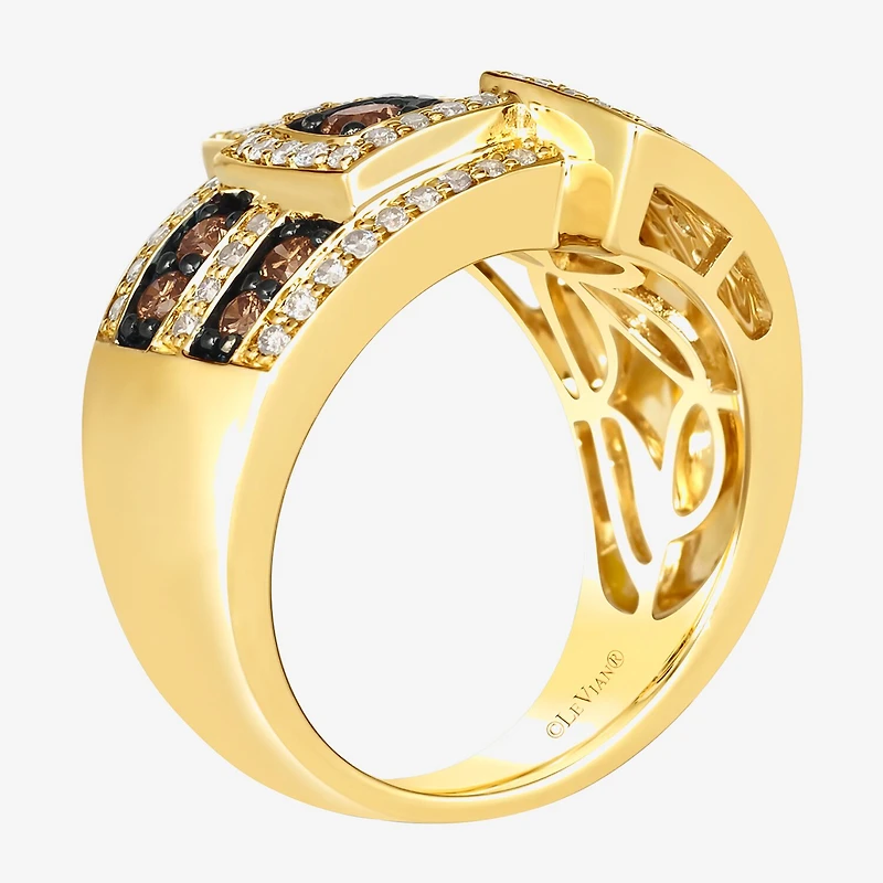 Le Vian® Ring featuring 3/4 CT. Chocolate Diamonds® 1/2 Nude Diamonds™ set 14K Honey Gold™