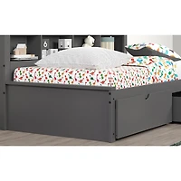 Bookcase Twin Daybed with Dual Underbed Drawers
