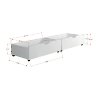 Austin Mission Twin over Full Bunk Bed with Dual Underbed Drawers