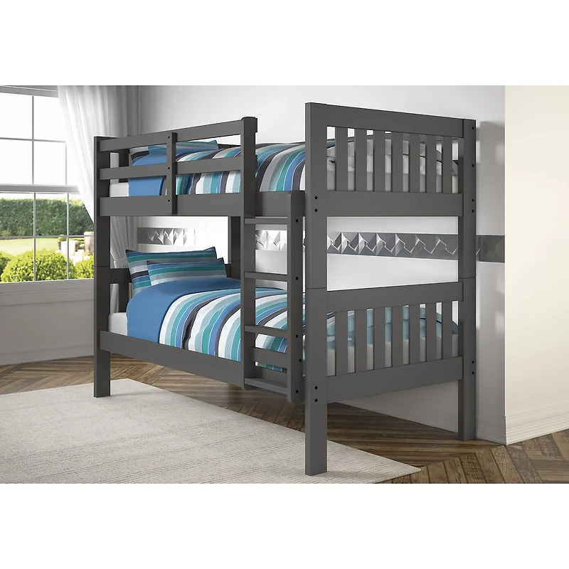 Austin Mission Twin over Twin Bunk Bed