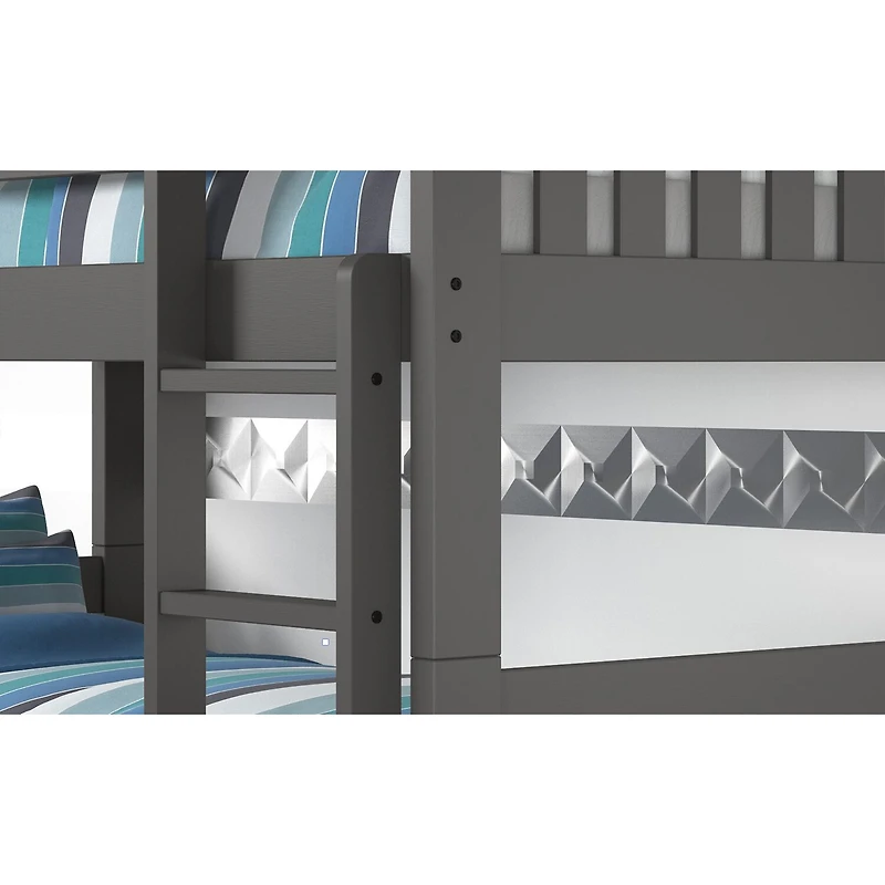 Austin Mission Twin over Twin Bunk Bed
