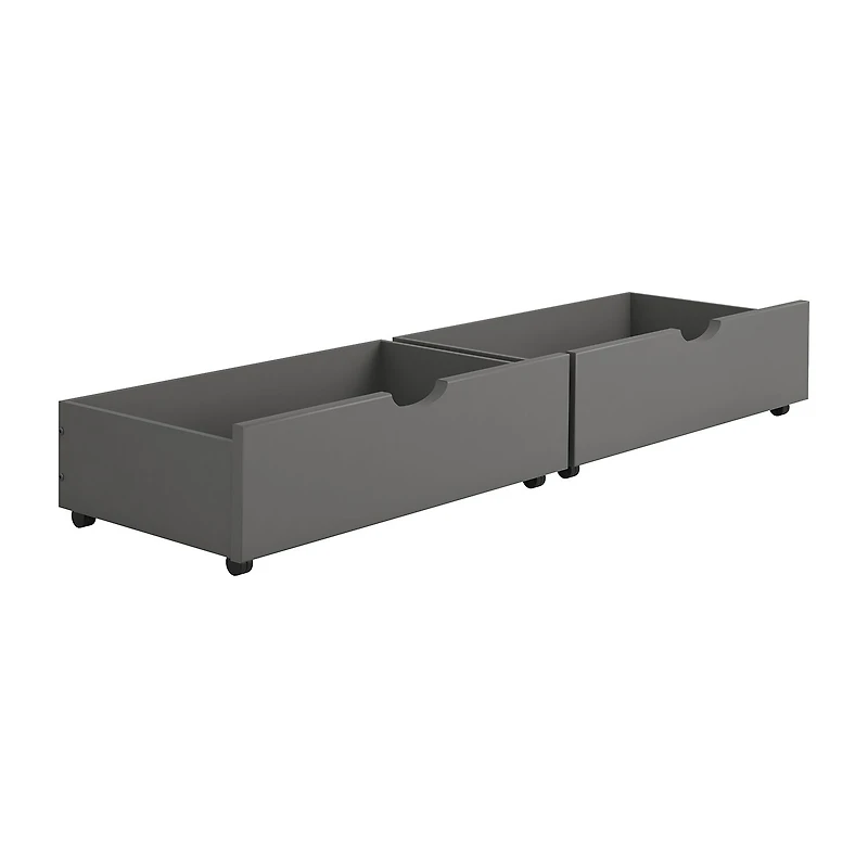 Austin Mission Twin over Twin Bunk Bed with Dual Underbed Drawers
