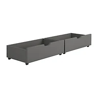 Austin Mission Twin over Twin Bunk Bed with Dual Underbed Drawers
