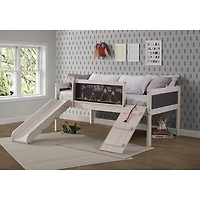 Art & Play Twin Junior Low Loft Bed