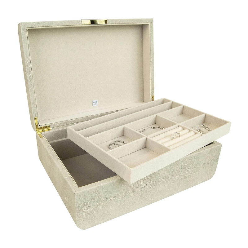 Mele And Co Rebecca Cream Jewelry Box