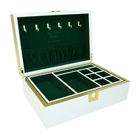 Mele And Co London  Cream Jewelry Box