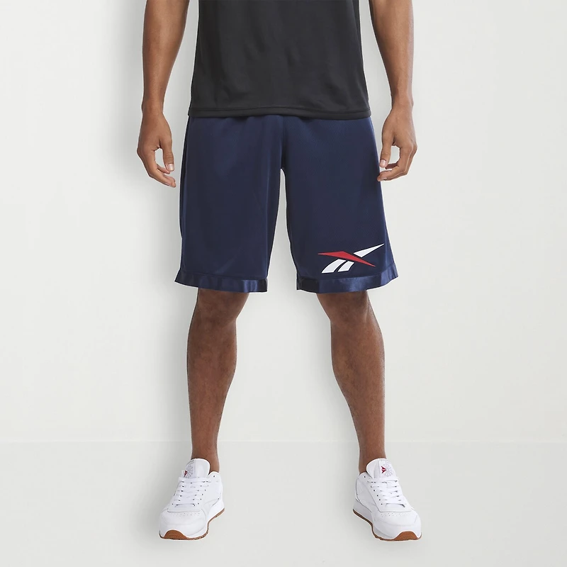 Reebok Mens Mid Rise 9" Basketball Short