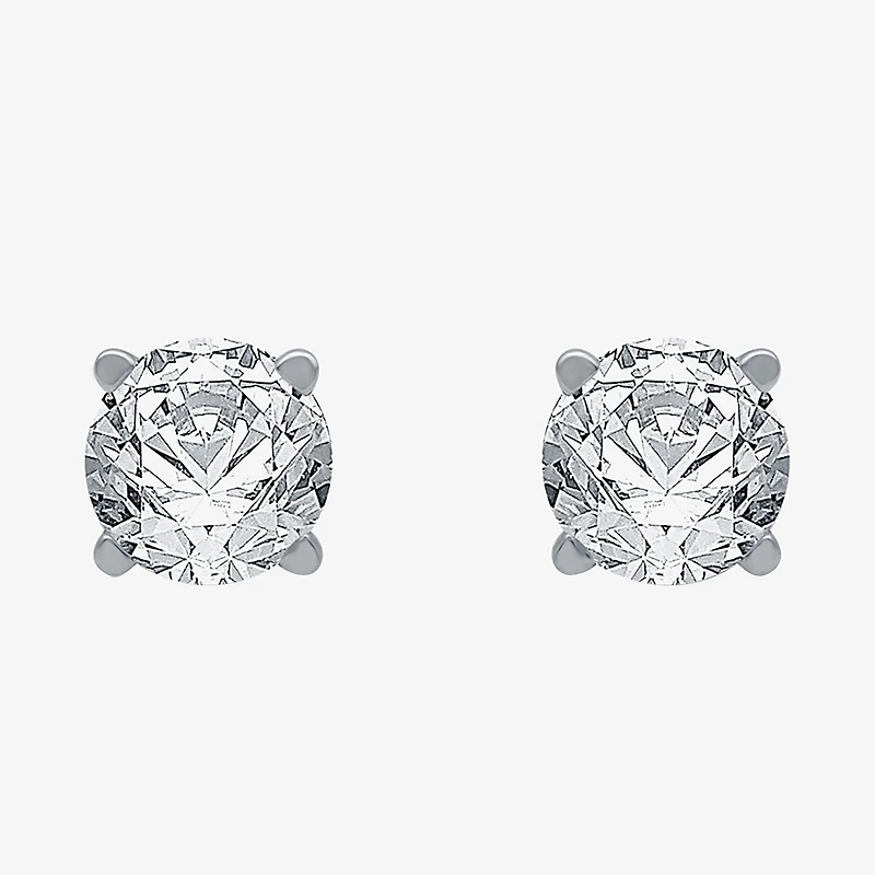 Ever Star (G / Vs2) 1/2 CT. T.W. Lab Grown White Diamond 14K Gold 4.1mm Round Stud Earrings