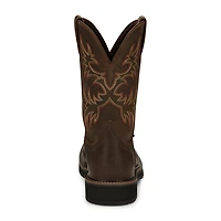 Justin Mens Work Stampede Steel Toe Boots