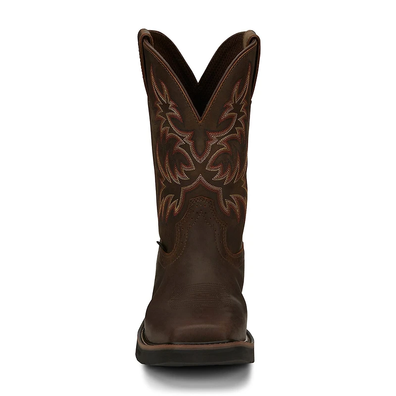 Justin Mens Work Stampede Steel Toe Boots