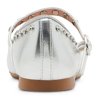 Madden Girl Ruth Little & Big Kid Girls Round Closed Toe Ballet Flats