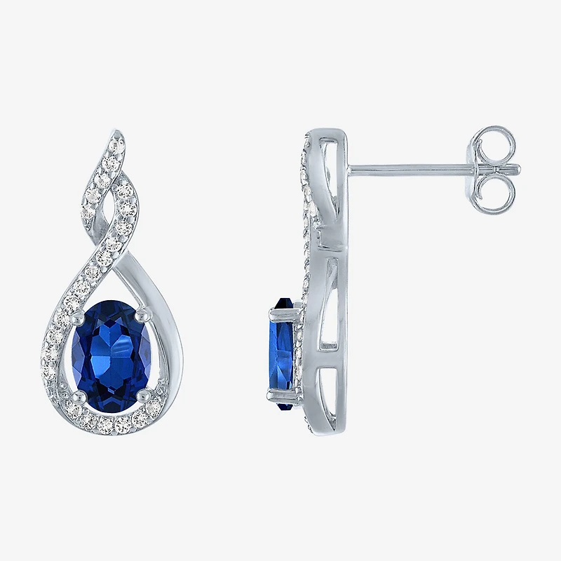 Gemstone Sterling Silver 2-pc. Oval Jewelry Set