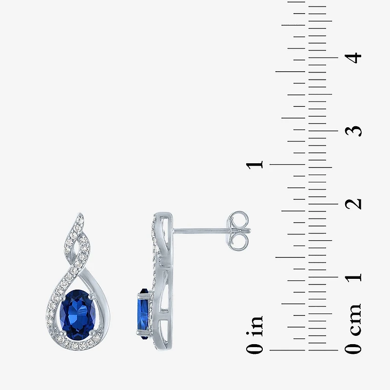 Gemstone Sterling Silver 2-pc. Oval Jewelry Set