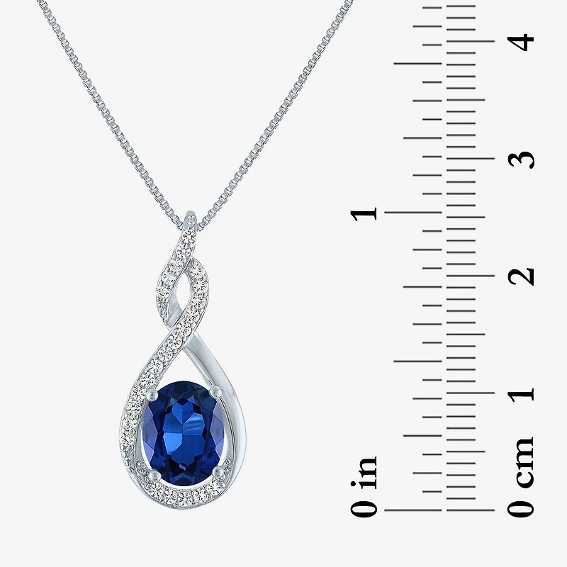 Gemstone Sterling Silver 2-pc. Oval Jewelry Set