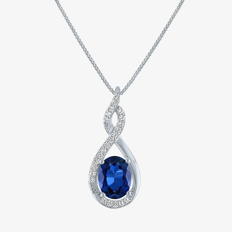 Gemstone Sterling Silver 2-pc. Oval Jewelry Set