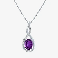 Gemstone Sterling Silver 2-pc. Oval Jewelry Set