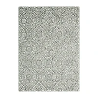 Nicole Miller Country Zoe Damask Outdoor Rectangular Area Rug